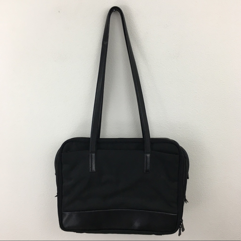 Tumi | Canvas & Leather Laptop Bag - Picture 6 of 16